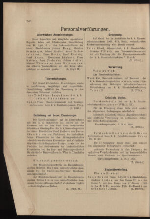 Verordnungs- und Anzeige-Blatt der k.k. General-Direction der österr. Staatsbahnen 19030425 Seite: 14