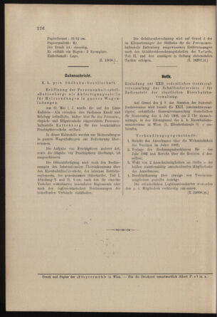 Verordnungs- und Anzeige-Blatt der k.k. General-Direction der österr. Staatsbahnen 19030606 Seite: 6