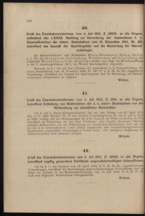 Verordnungs- und Anzeige-Blatt der k.k. General-Direction der österr. Staatsbahnen 19030711 Seite: 2