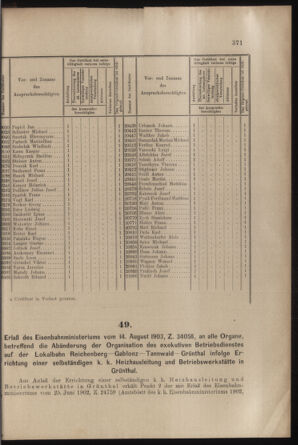 Verordnungs- und Anzeige-Blatt der k.k. General-Direction der österr. Staatsbahnen 19030822 Seite: 3