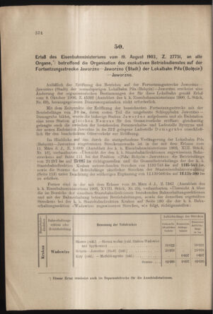 Verordnungs- und Anzeige-Blatt der k.k. General-Direction der österr. Staatsbahnen 19030822 Seite: 6