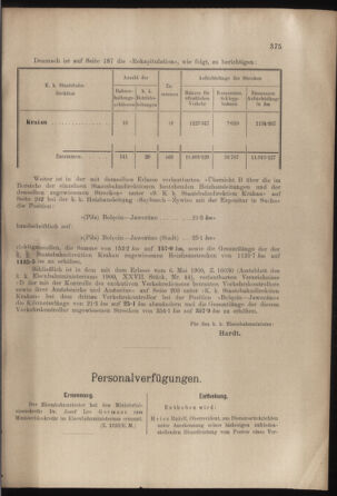 Verordnungs- und Anzeige-Blatt der k.k. General-Direction der österr. Staatsbahnen 19030822 Seite: 7