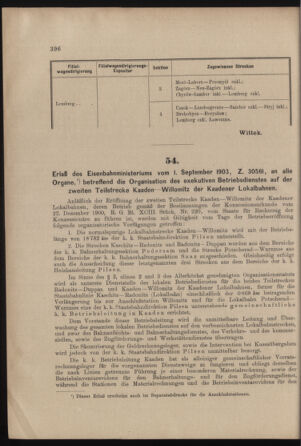 Verordnungs- und Anzeige-Blatt der k.k. General-Direction der österr. Staatsbahnen 19030905 Seite: 6