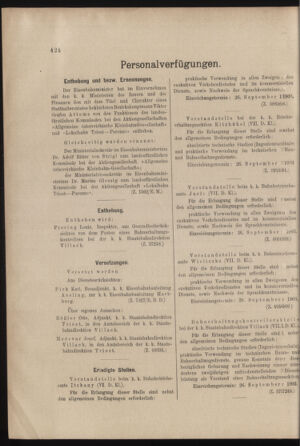 Verordnungs- und Anzeige-Blatt der k.k. General-Direction der österr. Staatsbahnen 19030919 Seite: 10