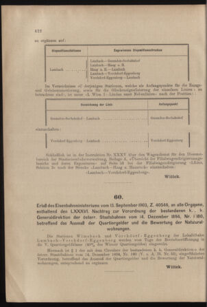 Verordnungs- und Anzeige-Blatt der k.k. General-Direction der österr. Staatsbahnen 19030919 Seite: 8