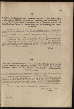 Verordnungs- und Anzeige-Blatt der k.k. General-Direction der österr. Staatsbahnen 19030919 Seite: 9