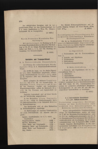 Verordnungs- und Anzeige-Blatt der k.k. General-Direction der österr. Staatsbahnen 19030926 Seite: 8