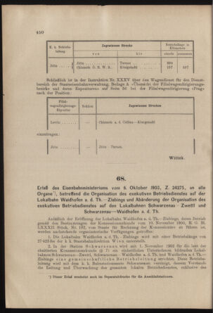 Verordnungs- und Anzeige-Blatt der k.k. General-Direction der österr. Staatsbahnen 19031010 Seite: 6