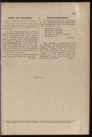 Verordnungs- und Anzeige-Blatt der k.k. General-Direction der österr. Staatsbahnen 19031121 Seite: 7