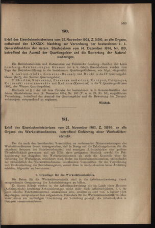 Verordnungs- und Anzeige-Blatt der k.k. General-Direction der österr. Staatsbahnen 19031205 Seite: 3