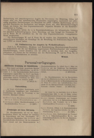 Verordnungs- und Anzeige-Blatt der k.k. General-Direction der österr. Staatsbahnen 19031205 Seite: 5