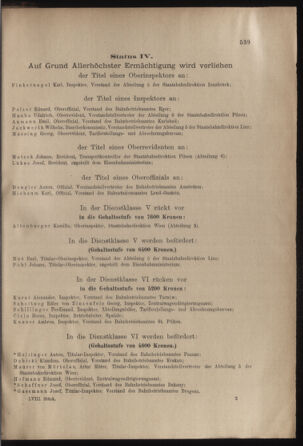 Verordnungs- und Anzeige-Blatt der k.k. General-Direction der österr. Staatsbahnen 19031224 Seite: 9