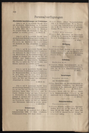 Verordnungs- und Anzeige-Blatt der k.k. General-Direction der österr. Staatsbahnen 19031230 Seite: 6