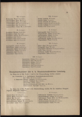 Verordnungs- und Anzeige-Blatt der k.k. General-Direction der österr. Staatsbahnen 19040114 Seite: 13