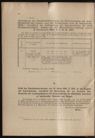 Verordnungs- und Anzeige-Blatt der k.k. General-Direction der österr. Staatsbahnen 19040130 Seite: 2