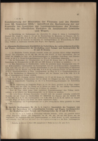 Verordnungs- und Anzeige-Blatt der k.k. General-Direction der österr. Staatsbahnen 19040130 Seite: 3