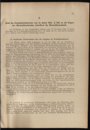 Verordnungs- und Anzeige-Blatt der k.k. General-Direction der österr. Staatsbahnen 19040206 Seite: 3