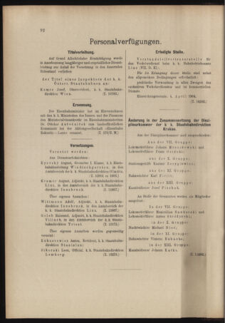 Verordnungs- und Anzeige-Blatt der k.k. General-Direction der österr. Staatsbahnen 19040326 Seite: 2