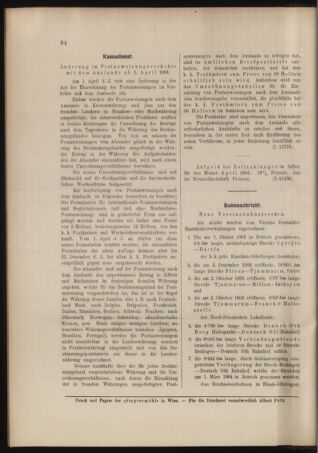 Verordnungs- und Anzeige-Blatt der k.k. General-Direction der österr. Staatsbahnen 19040326 Seite: 4