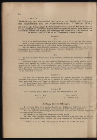 Verordnungs- und Anzeige-Blatt der k.k. General-Direction der österr. Staatsbahnen 19040402 Seite: 2