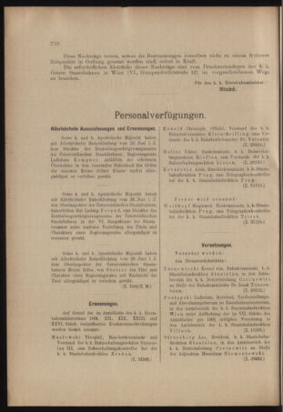 Verordnungs- und Anzeige-Blatt der k.k. General-Direction der österr. Staatsbahnen 19040709 Seite: 2