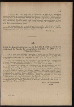 Verordnungs- und Anzeige-Blatt der k.k. General-Direction der österr. Staatsbahnen 19040712 Seite: 5