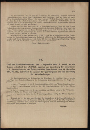 Verordnungs- und Anzeige-Blatt der k.k. General-Direction der österr. Staatsbahnen 19040910 Seite: 7