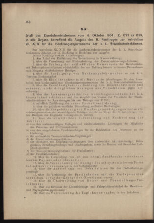 Verordnungs- und Anzeige-Blatt der k.k. General-Direction der österr. Staatsbahnen 19041015 Seite: 2