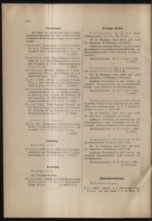 Verordnungs- und Anzeige-Blatt der k.k. General-Direction der österr. Staatsbahnen 19041105 Seite: 4