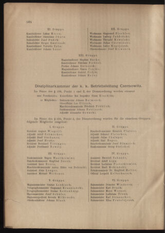 Verordnungs- und Anzeige-Blatt der k.k. General-Direction der österr. Staatsbahnen 19041231 Seite: 24