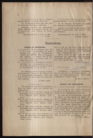 Verordnungs- und Anzeige-Blatt der k.k. General-Direction der österr. Staatsbahnen 19050107 Seite: 2