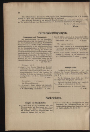 Verordnungs- und Anzeige-Blatt der k.k. General-Direction der österr. Staatsbahnen 19050211 Seite: 4