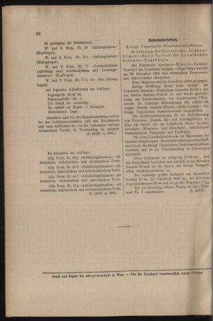 Verordnungs- und Anzeige-Blatt der k.k. General-Direction der österr. Staatsbahnen 19050211 Seite: 6