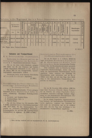 Verordnungs- und Anzeige-Blatt der k.k. General-Direction der österr. Staatsbahnen 19050218 Seite: 7