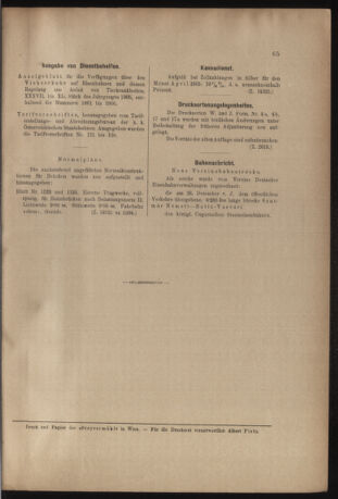 Verordnungs- und Anzeige-Blatt der k.k. General-Direction der österr. Staatsbahnen 19050324 Seite: 3