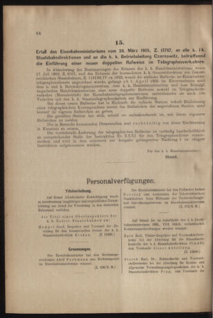 Verordnungs- und Anzeige-Blatt der k.k. General-Direction der österr. Staatsbahnen 19050401 Seite: 2