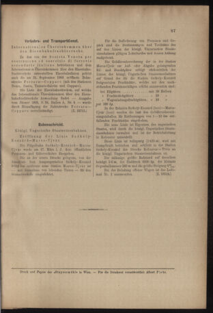 Verordnungs- und Anzeige-Blatt der k.k. General-Direction der österr. Staatsbahnen 19050415 Seite: 9