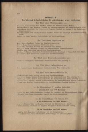 Verordnungs- und Anzeige-Blatt der k.k. General-Direction der österr. Staatsbahnen 19050624 Seite: 10