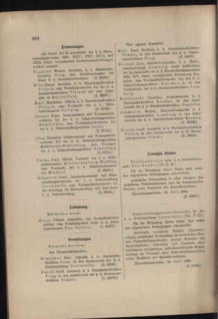 Verordnungs- und Anzeige-Blatt der k.k. General-Direction der österr. Staatsbahnen 19050722 Seite: 6