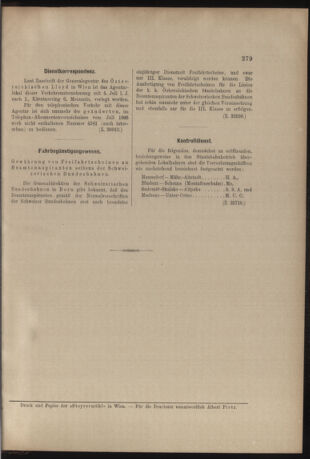 Verordnungs- und Anzeige-Blatt der k.k. General-Direction der österr. Staatsbahnen 19050812 Seite: 5