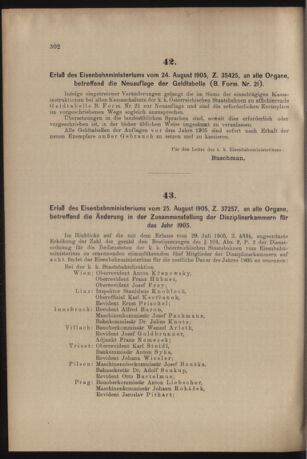 Verordnungs- und Anzeige-Blatt der k.k. General-Direction der österr. Staatsbahnen 19050902 Seite: 6