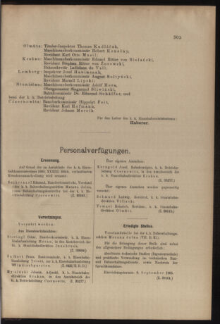 Verordnungs- und Anzeige-Blatt der k.k. General-Direction der österr. Staatsbahnen 19050902 Seite: 7