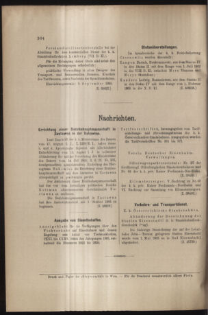 Verordnungs- und Anzeige-Blatt der k.k. General-Direction der österr. Staatsbahnen 19050902 Seite: 8