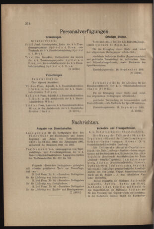 Verordnungs- und Anzeige-Blatt der k.k. General-Direction der österr. Staatsbahnen 19050909 Seite: 10