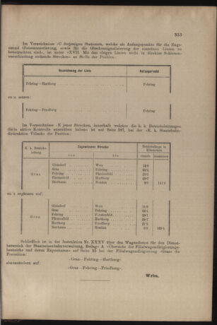 Verordnungs- und Anzeige-Blatt der k.k. General-Direction der österr. Staatsbahnen 19050930 Seite: 5