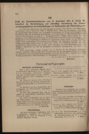 Verordnungs- und Anzeige-Blatt der k.k. General-Direction der österr. Staatsbahnen 19050930 Seite: 6