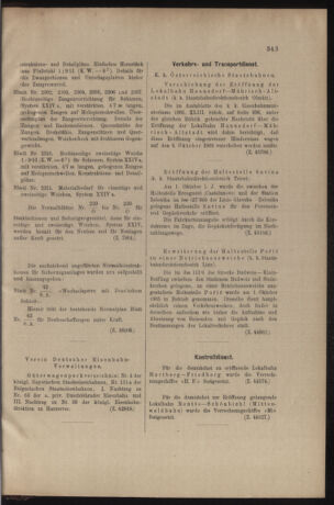 Verordnungs- und Anzeige-Blatt der k.k. General-Direction der österr. Staatsbahnen 19051007 Seite: 3