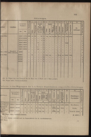 Verordnungs- und Anzeige-Blatt der k.k. General-Direction der österr. Staatsbahnen 19051007 Seite: 5