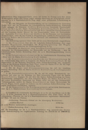 Verordnungs- und Anzeige-Blatt der k.k. General-Direction der österr. Staatsbahnen 19051028 Seite: 3