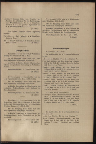 Verordnungs- und Anzeige-Blatt der k.k. General-Direction der österr. Staatsbahnen 19051104 Seite: 5